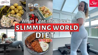 SLIMMING WORLD WEEK 6  What I eat in a week  Healthy low syn meals [upl. by Llyrehc]