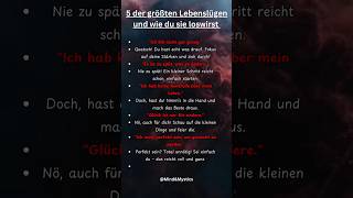 quot5 der größten Lebenslügenquot motivation darkpsychology psychology mindset sprüche [upl. by Noirod]