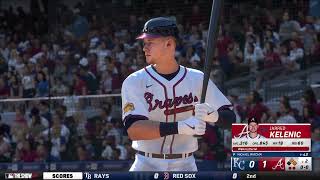 Atlanta Braves vs Kansas City Royals Game 162162 MLB THE SHOW 24 [upl. by Ulberto]