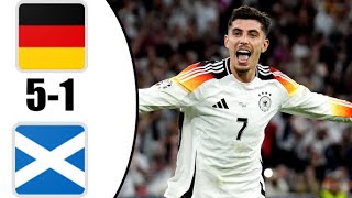 Germany vs Scotland 5 1 All Goals amp Highlights Euro 2024 [upl. by Herculie12]