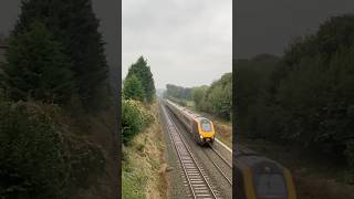 Train at Unstone 20924 Super voyager on a AberdeenPenzance [upl. by Ailb26]