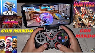 Tutorial como jugar Star Wars Hunters con mando para celular [upl. by Silvia357]