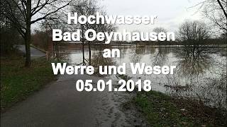 Bad Oeynhausen Hochwasser 05012018 [upl. by Timmi]