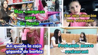 Lo que me paso ahora🤦🏻‍♀️😰Grabe por 4 dias en este vlog🫢Asi quedó la caja de barbie gigante🩷 [upl. by Maryly]