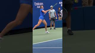 Aryna Sabalenka Compilation of Serve and Volley [upl. by Ashlen]