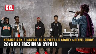 Kodak Black 21 Savage Lil Uzi Vert Lil Yachty amp Denzel Curry 2016 XXL Freshman Cypher [upl. by Tinor]