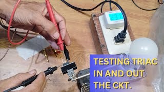 How To Correctly Check A Triac In A Circuit Board [upl. by Eanad]