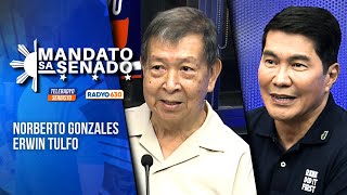 Norberto Gonzales Erwin Tulfo  Mandato 2025 14 November 2024 [upl. by Honoria]