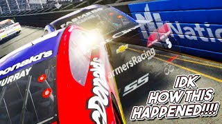 I WRECKED HIM WHILE I WAS INVISIBLE  NASCAR Heat 2 Online Cup Racing [upl. by Yahsram709]