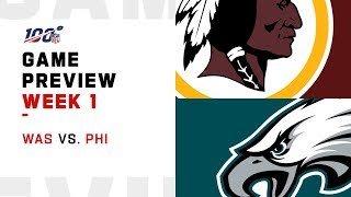 Washington Redskins vs Philadelphia Eagles  Week 1 Game Preview  Move the Sticks [upl. by Mutua367]