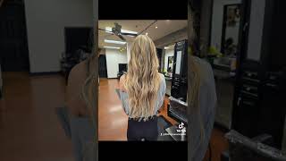 Keratin hair extensions for the win thinninghairsolution extensions extensionsbykiley keratin [upl. by Yelloh]