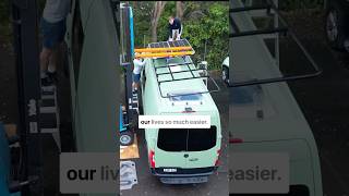 Custom Sprinter Roof Rack Install [upl. by Codie]