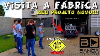 Visita a Fábrica BANDA AUDIO PARTSMeu Som Lançamento falantes Banda ☢JuNiOr SoM♛® [upl. by Delanty]