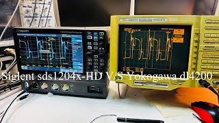 Сравниваем Siglent sds1204xHD VS Yokogawa dl4200 [upl. by Justino690]