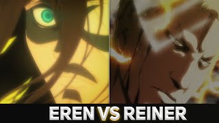 Eren Vs Reiner Transformation  Attack On Titan Season 4 [upl. by Heber]