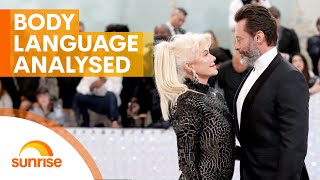 Hugh Jackman marriage split Body language expert makes major call over footage  Sunrise [upl. by Inavihs415]