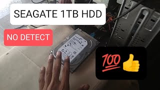 seagate 500gb hdd no detect problem seagate hdd [upl. by Tterag]