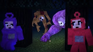 Po and Tinky Winky caught Slendytubbies Minecraft machinima [upl. by Mina752]