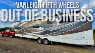 OUT OF BUSINESS Tiffin RVs VanLeigh Fifth Wheels closing its doors [upl. by Eeralav371]