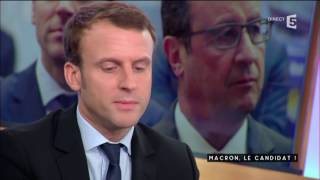 Macron le candidat  C à vous  24112016 [upl. by Leval]