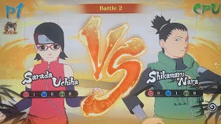 Sarada Uchiha Vs Shikamaru Nara [upl. by Anidene]