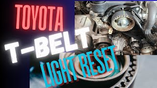 Toyota Tbelt Light Reset how to reset Timing belt light Toyota [upl. by Phionna]