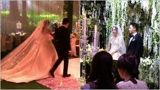 Taeyang Min Hyo Rin All sweet moments in the wedding TaeYang cant take eyes off his bride [upl. by Prima]