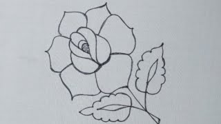 Hand embroidery How to embroider a flower using very easy stitches  Flower embroidery Designs [upl. by Egief]