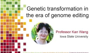 Genetic transformation in the era of GENOME EDITING [upl. by Leor592]