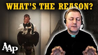 Why the Sign of the Cross Before the Homily TLM vs NO Fr John Brancich FSSP [upl. by Norek]