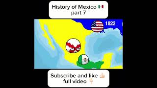 Countryballs  History of Mexico 7 countryballs polandball history mexico ww2 america [upl. by Yelserp526]