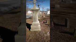 ghosttubesls session Henry Dewey killed by a train 1884 fort ann cemetery fort ann NY ghosttube [upl. by Nemra]