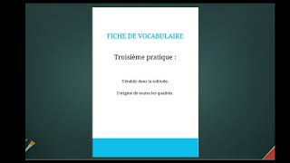 Troisième pratique  Sen remettre à la solitude [upl. by Ardiedak]