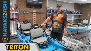 Kayaks2Fish Triton Tandem Fishing Kayak Overview [upl. by Esidnak]