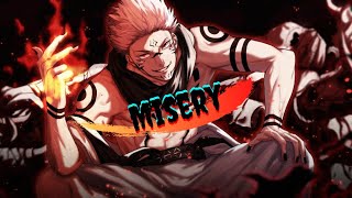 Jujutsu Kaisen  AMV  Misery [upl. by Nunci]