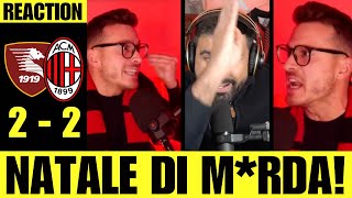 NATALE DI MRDA SALERNITANA  MILAN 22  REACTION feat STEVE [upl. by Michaele689]