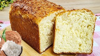 TODO MUNDO ADORA ESSA RECEITA PÃO DE COCO FOFINHO [upl. by Auos]