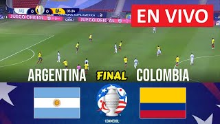 🔴Argentina vs Colombia EN VIVO  Final Copa América 2024 [upl. by Sirrap]