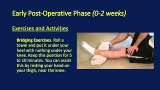 ACL Reconstruction  Post Operative Rehabilitation Protocol [upl. by Worrad]