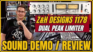 ZampH DESIGNS 1178 Compressor  Limiter  Demo [upl. by Georgina555]