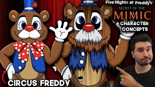 What Could Be In FNAF Secret Of The Mimic  Circus Freddy  Character Concepts [upl. by Vtarj220]