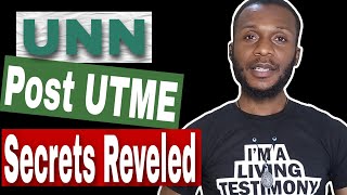 The Secrets to Passing UNN Post UTME Exams 2023 [upl. by Migeon150]