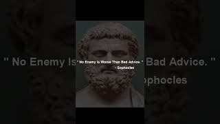 wisewords sophocles philosophy philosopher philosophicalquotes [upl. by Helaine]