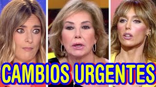 💥DRÁSTICOS CAMBIOS en Telecinco que AFECTAN a Ana Rosa Quintana  Sandra Barneda y Emma García [upl. by Jennette]