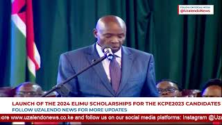 CS Machogus FULL SPEECH at the Launch of the 2024 Elimu Scholarships Program at Bomas of Kenya [upl. by Kendal493]