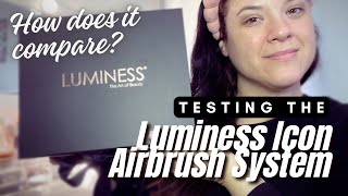 TESTING THE luminessair ICON AIRBRUSH SYSTEM [upl. by Alic]