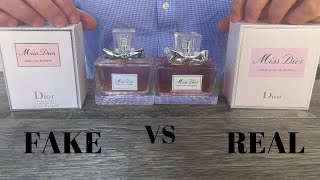 Fake vs Real Miss Dior Absolutely Blooming Perfume 100 ML [upl. by Annawoj]