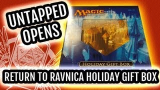 Return to Ravnica Holiday Gift Box Unboxing [upl. by Aderb]