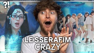 THEY WENT CRAZY LE SSERAFIM  CRAZY Official MV  Reaction [upl. by Anjali131]