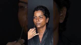 DUSKY SKIN MAKEUP DEMO ❤️ pratikshathorat duskyskinmakeup sareedraping makeupartist [upl. by Nealy124]